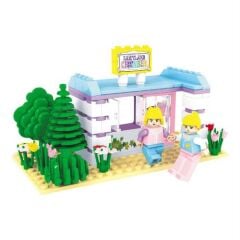 Ausini-Asya Brick 24413 Fairyland Serisi, Kamelyalı EV 110 Parça