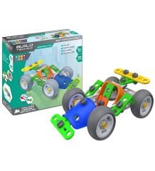 Build Technic Set, 58 Parça Tak-Sök Go-Kart Arabası Block Yapı Seti