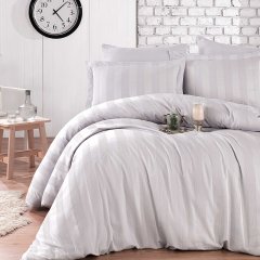 Wafel Gray - жаккардовый сатин Double Duvet Sets