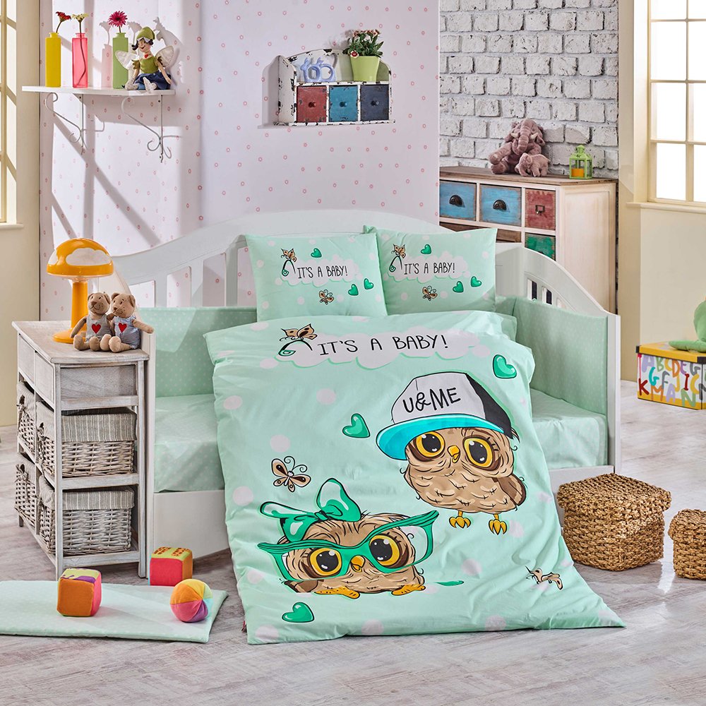 Cool Baby Mint Bebek Uyku Seti