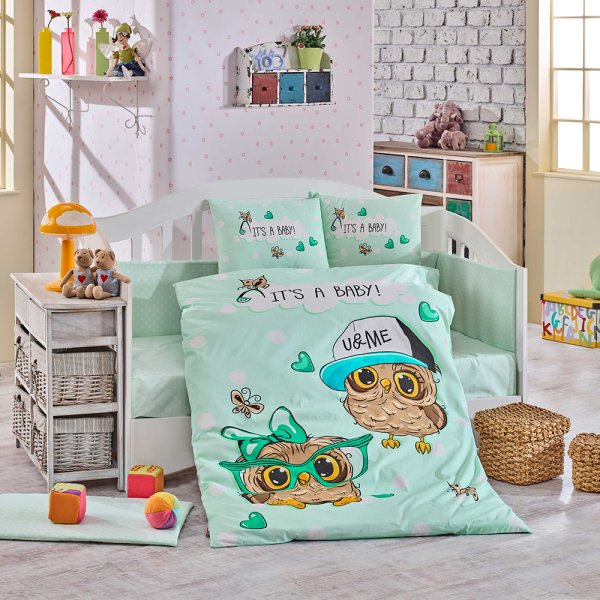 Cool Baby Mint Bebek Uyku Seti