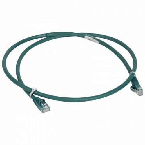 051858 U/UTP patch cord, Cat6, LSZH, 1 m, yeşil