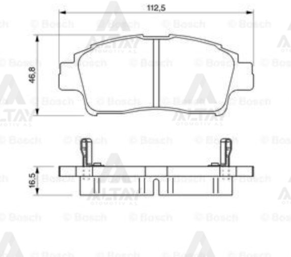 Fren Balata Yarıs 99-05 1.3-1.5 Ön 044650W050