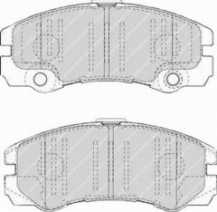 Opel Fren Balata Ön Frontera B 1605084 1605002 1605084 23250 97201441 97227235 Fsl1511