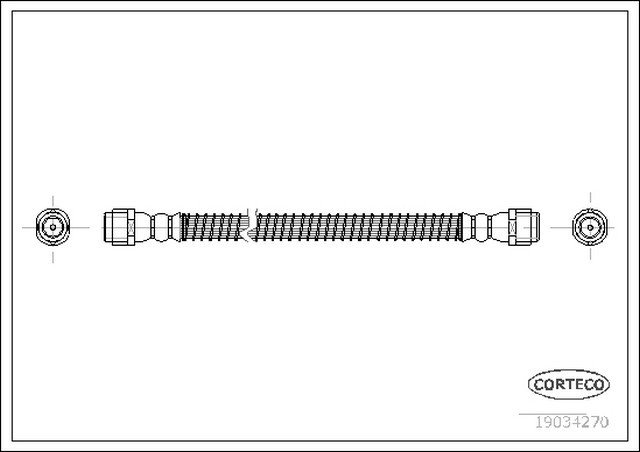 Fren Hortumu Arka 425mm Touareg  - 7L0611776A