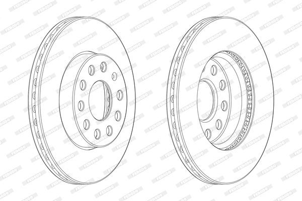 Vw Golfvıı A3 Fren Diski Ön 5Q0615301A 5Q0615301A 5Q0615301E