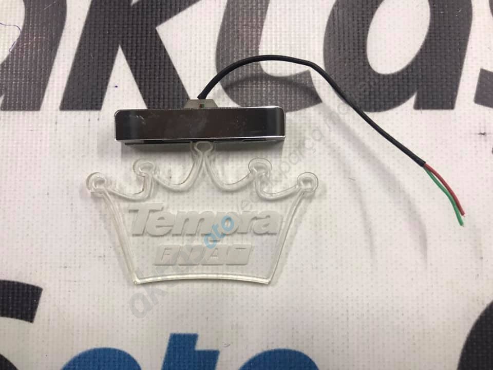 Ayna Süsü Tempra Kırmızı Işıklı