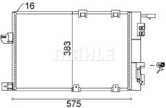 Opel Radyatör Klima Astra G  1850074 1850055 1850057 1850074 9118897 9119176 9130610 931706