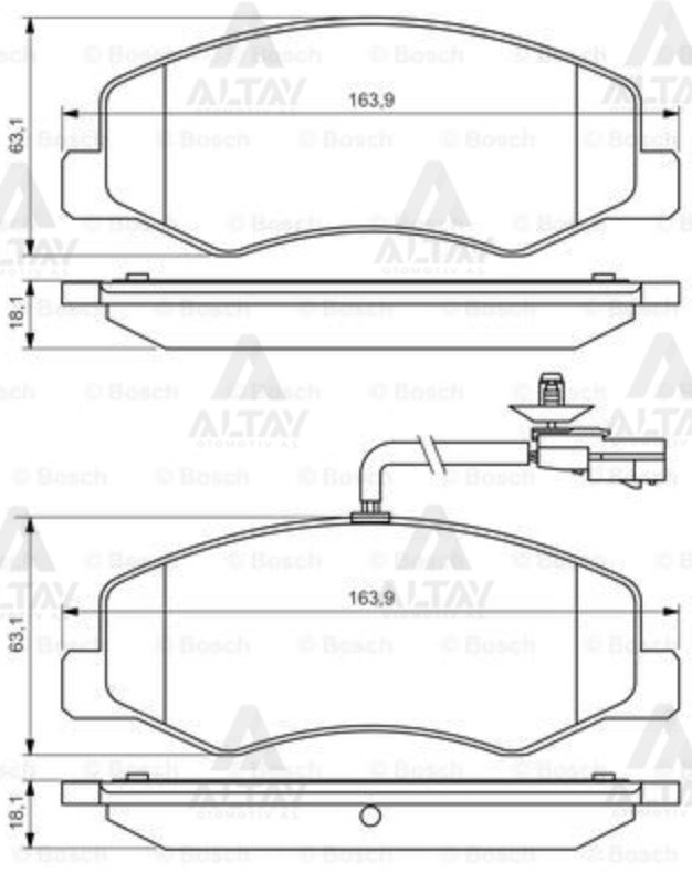 Fren Balata Master Iıı 10=> 2.3Dcı / Jest 10=> Çift Teker Arka 440600866R