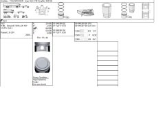 Vw Passat 2.0 Alt 20V Piston 06B107065Ag 06B107065Aa 06B107065Ag 06B107065L