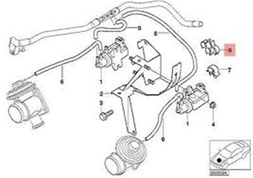 HORTUM KELEPÇESİ E90 BMW 11747807134