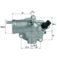 Termostat 92C M.Benz Pkw Om 611/612 203/209/210 Th 13 92