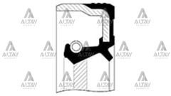 KEÇE BALANS HYUNDAI H-100 YAG POMPASI (10) (17x28x7)