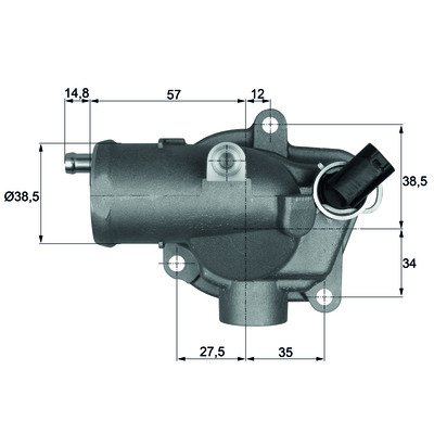 Termostat 92C M.Benz Pkw Om613/648 W210/211/220 Tı 28 92