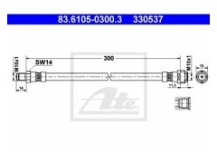 Fren Hortumu W163 Arka - 83610503003