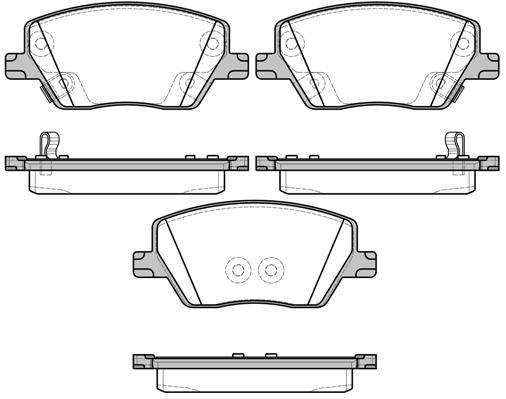 ÖN BALATA FIAT EGEA 1.3-1.4-1.6-1.6D