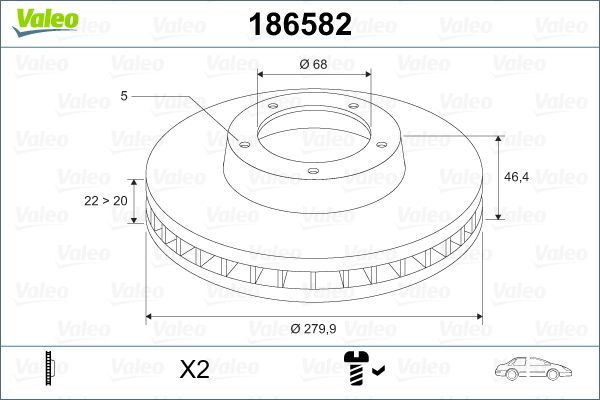 Vw Passat A4 97-08 Fren Diski Ön 8E0615301B 8E0615301B 8E0615301D 8E0615301P