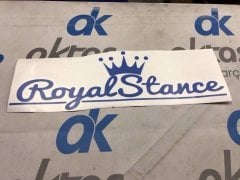 Royal Stance Yazı Mavi