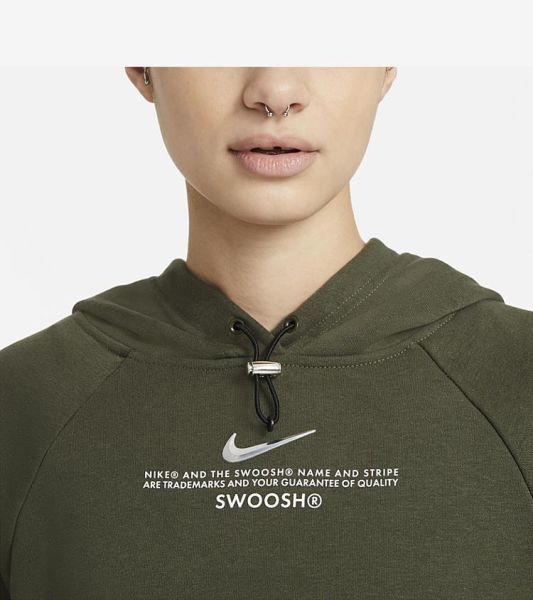 Nike Sportswear Swoosh French Terry CZ8896-325 Hoodie Kadın Sweatshirt