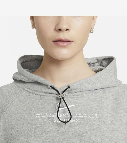 Nike Wmns Nsw Swsh Hoodie Ft CZ8896-063 Oversized Fit