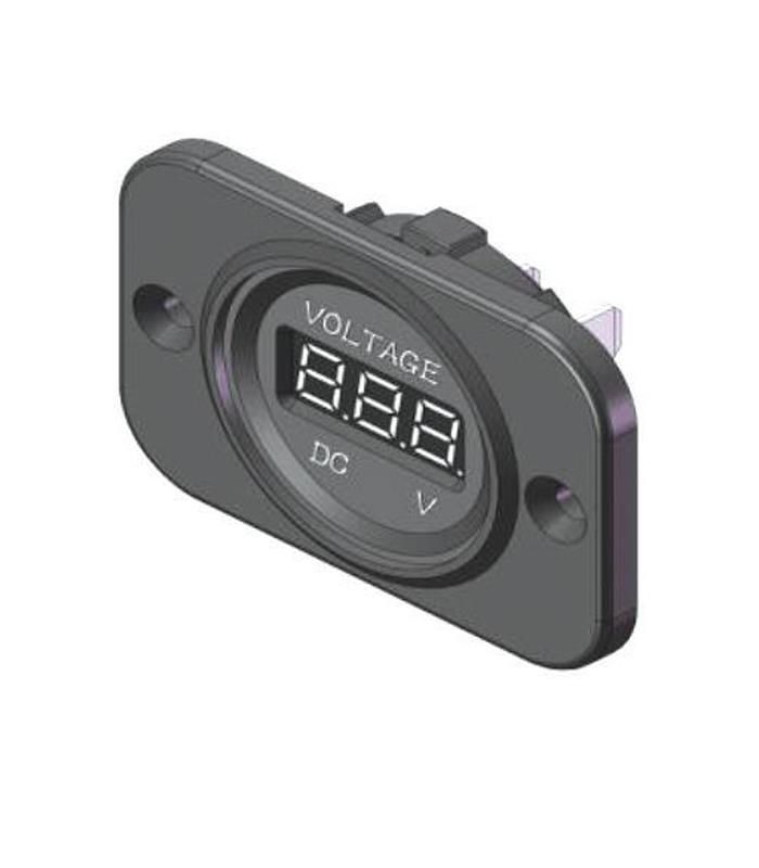 VOLTMETRE SOKETİ 5-30 V TEKNE, YAT VE KARAVAN