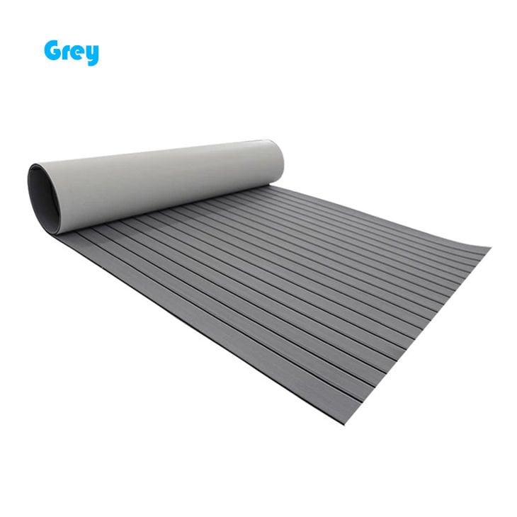 240 x 120 cm EVA Suni Teak (Tik) Deck 3M Bantlı Tekne, Yat, Havuz Kenarı ve Karavan için Zemin Kaplaması