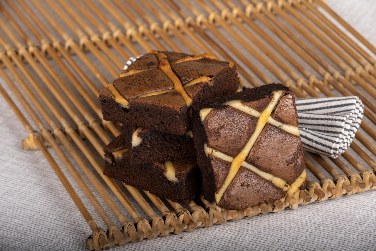 Marzipanlı (Badem) Brownie