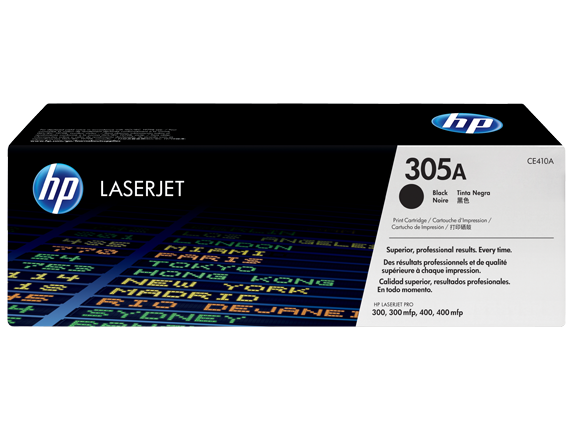 HP CE410A HP 305A Black LaserJet Toner Cartridge