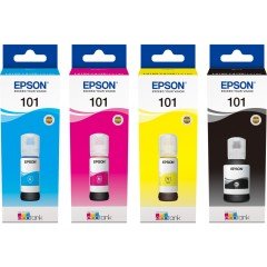 EPSON 101 4 Renk Mürekkep Seti L4150/L4160/L6160/L6170/L6190/L14150