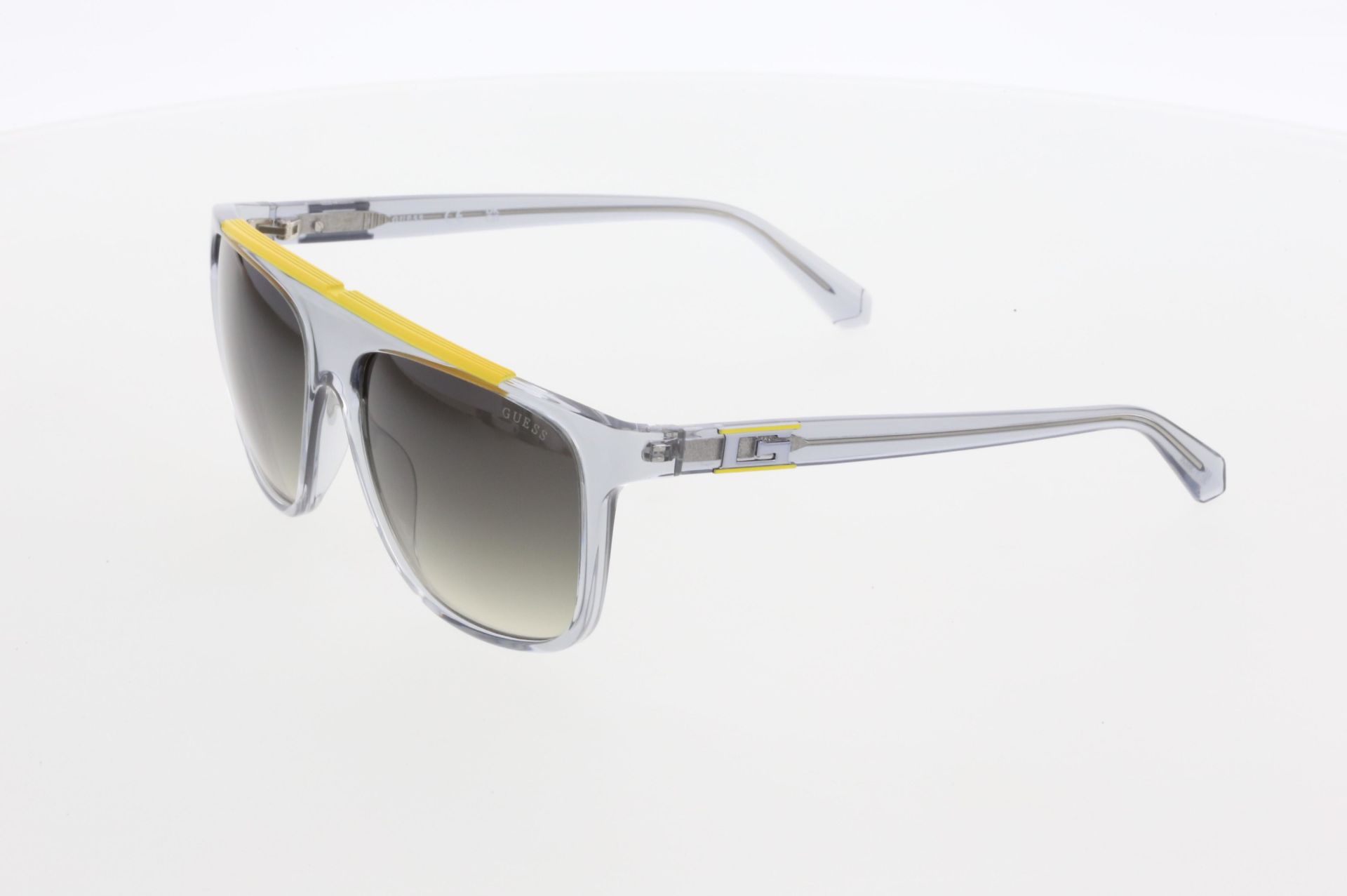 Guess 00123 20B Şeffaf Kare Unisex Güneş Gözlüğü