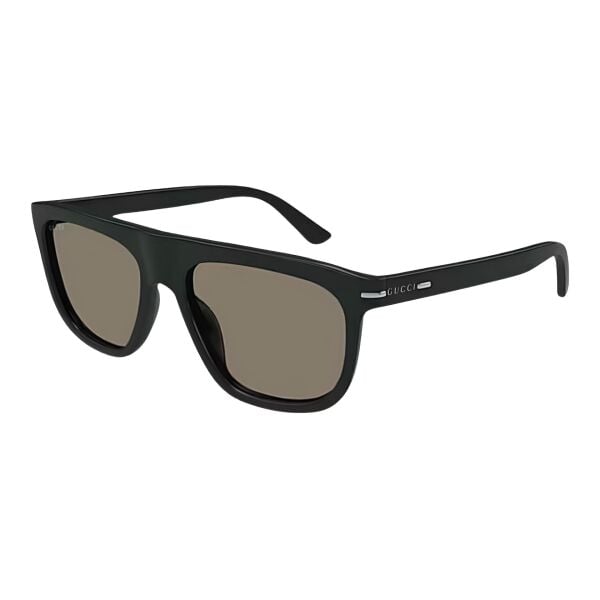 Gucci Gg 1726S Oval Kare Siyah Unisex Güneş Gözlüğü