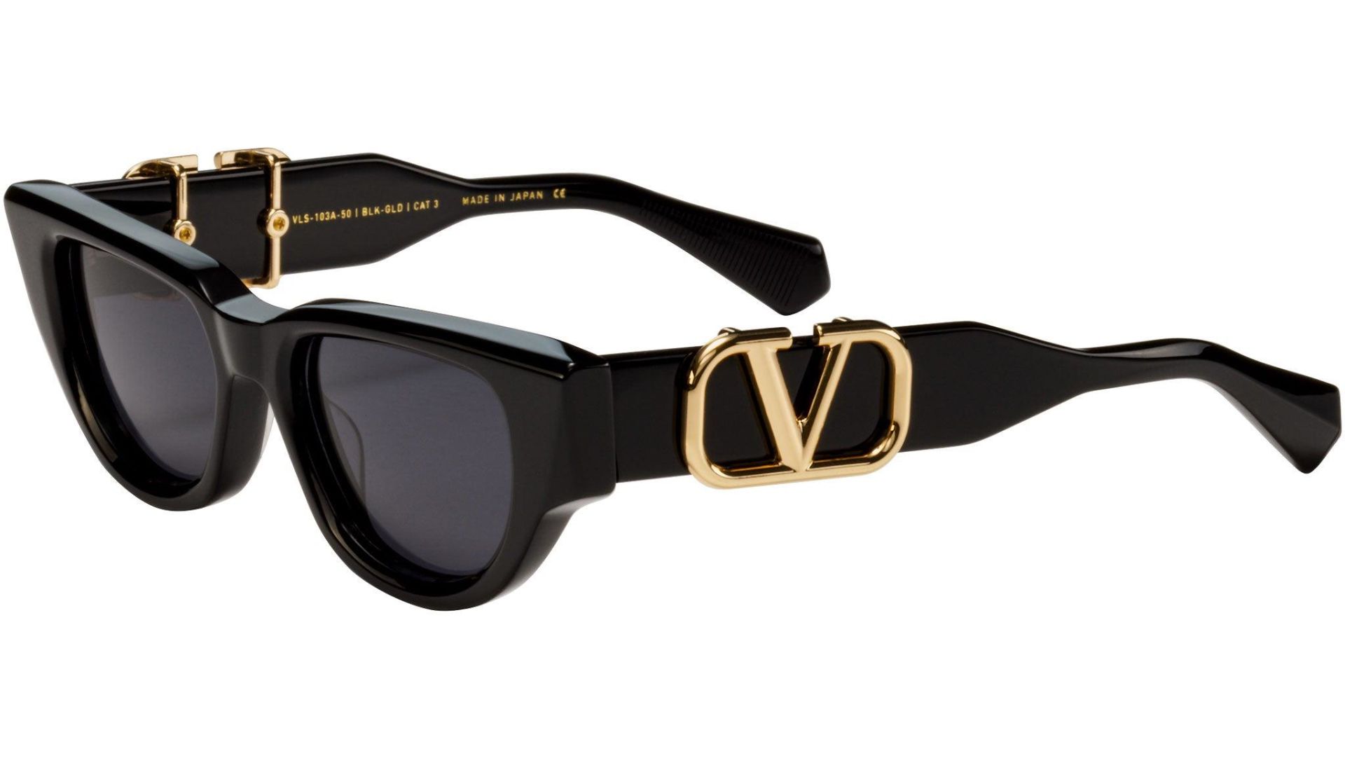 Valentıno V - Due - Güneş Gözlüğü - BLK - GLD