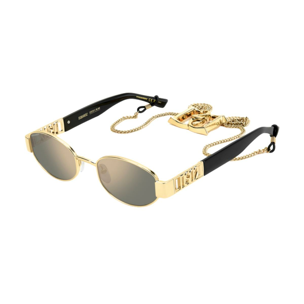 Dsquared2 D2 0155/S/SE Metal Yuvarlak Kadın Güneş Gözlüğü