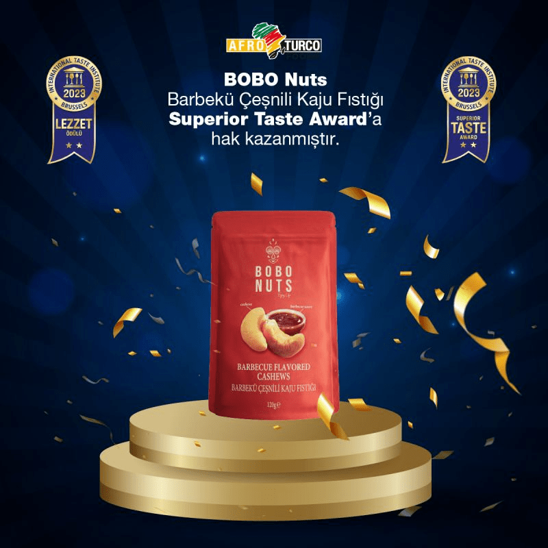 Bobo Nuts Barbekülü Kajulara Superior Taste Award Onuru!