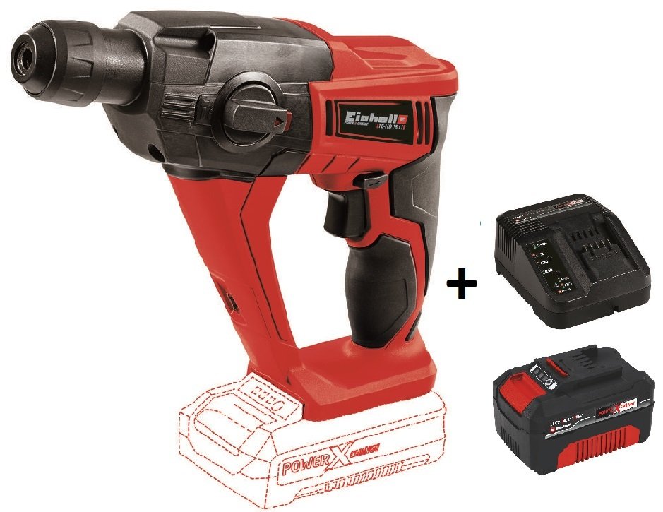 Einhell TE-HD 18 Li- Darbeli Matkap + 4.0 Ah Starter Kit