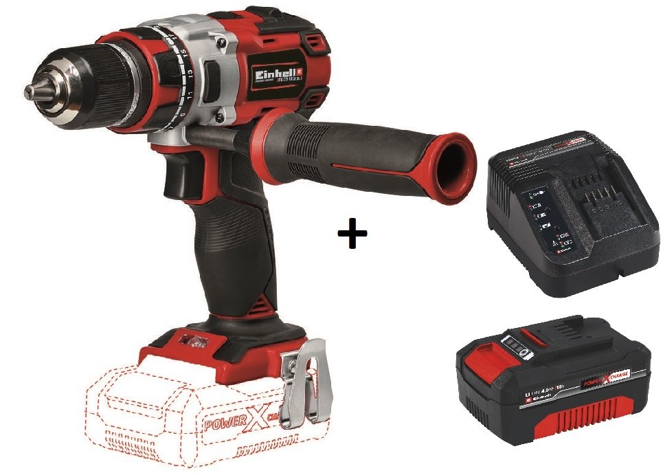 Einhell TE-CD 18 Li Kömürsüz Vidalama Matkap + 4.0 Ah Starter Kit