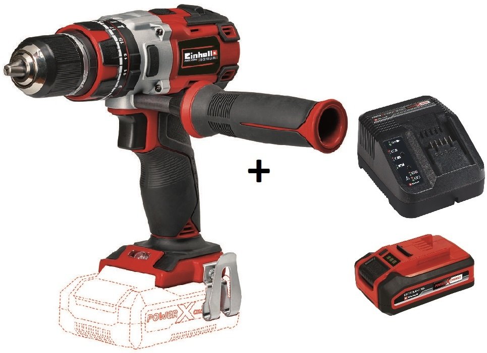 Einhell TE-CD 18 Li-i BL  Akülü Darbeli Matkap Vidalama + 3.0 Ah Plus Starter Kit