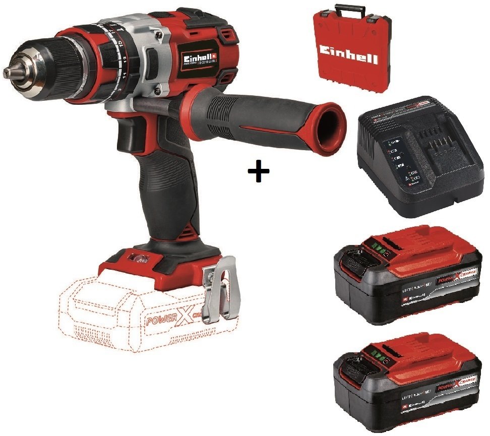 Einhell TE-CD 18 Li-i BL  Akülü Darbeli Matkap Vidalama + 2* 5.2 Ah Plus Starter Kit + Çanta