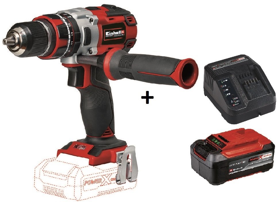 Einhell TE-CD 18 Li-i BL  Akülü Darbeli Matkap Vidalama + 5.2 Ah Plus Starter Kit