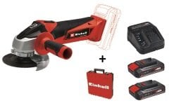 Einhell  Tc-Ag 18 / 115 Li Akülü Avuç Taşlama + 2 x 2.5 Ah Starter Kit + Çanta