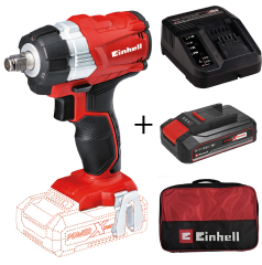 Einhell TE-CW 18 Li BL Akülü Darbeli Vidalama + 2,5 Ah StarterKit + Bez Çanta