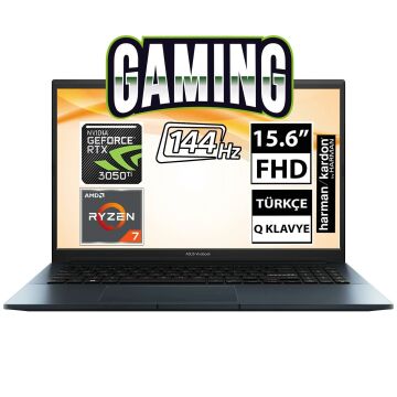 Asus Vivobook M6500RE-HN037 RYZEN 7 6800H 16 GB 512 GB SSD RTX3050TI 15.6'' Notebook