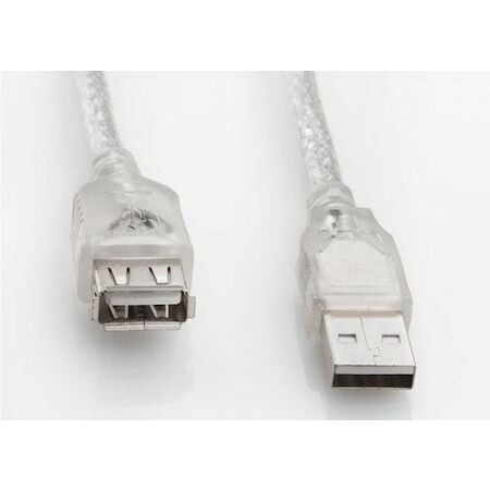 S-link SL-AF2015 Usb2.0 1.5m Şeffaf Uzatma Kablo