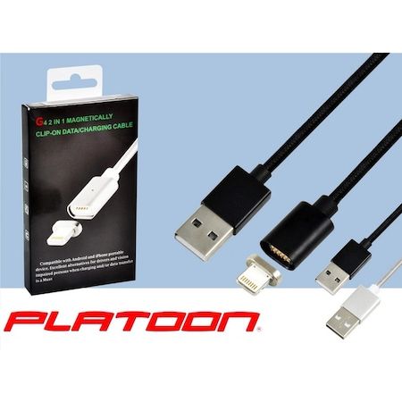 Platoon PL-8861 Micro Usb 3A 1M Şarj ve Data Kabl