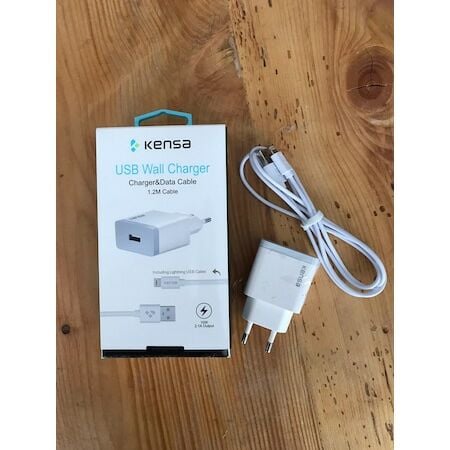 Kensa KN60 2.1A İphone Şarj Data Kablo+Başlık