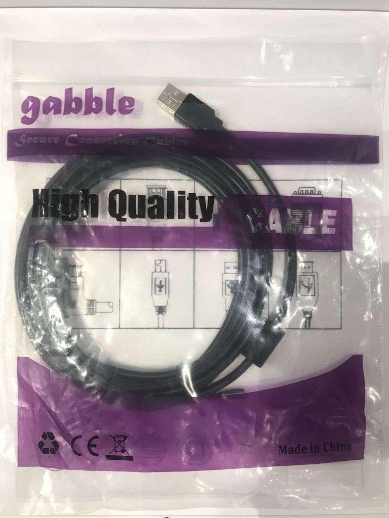 Gabble UPB203 3Mt Usb 2.0 Yazıcı Kablosu