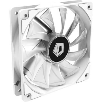 Id-Coolıng XF-12025-SW 12cm 4Pin PWM Led Beyaz Kasa Fanı