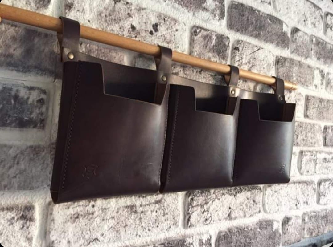 Üç Gözlü Deri Organizer Modeli