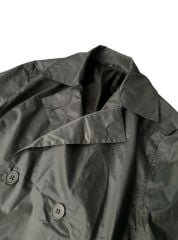 Haki Renk Subay Yağmurluk (Apoletli) Unisex (52 Beden-Sıfır Ürün)