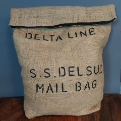 Mail Bag Fermuarlı Mini Jüt Çuval Model-1